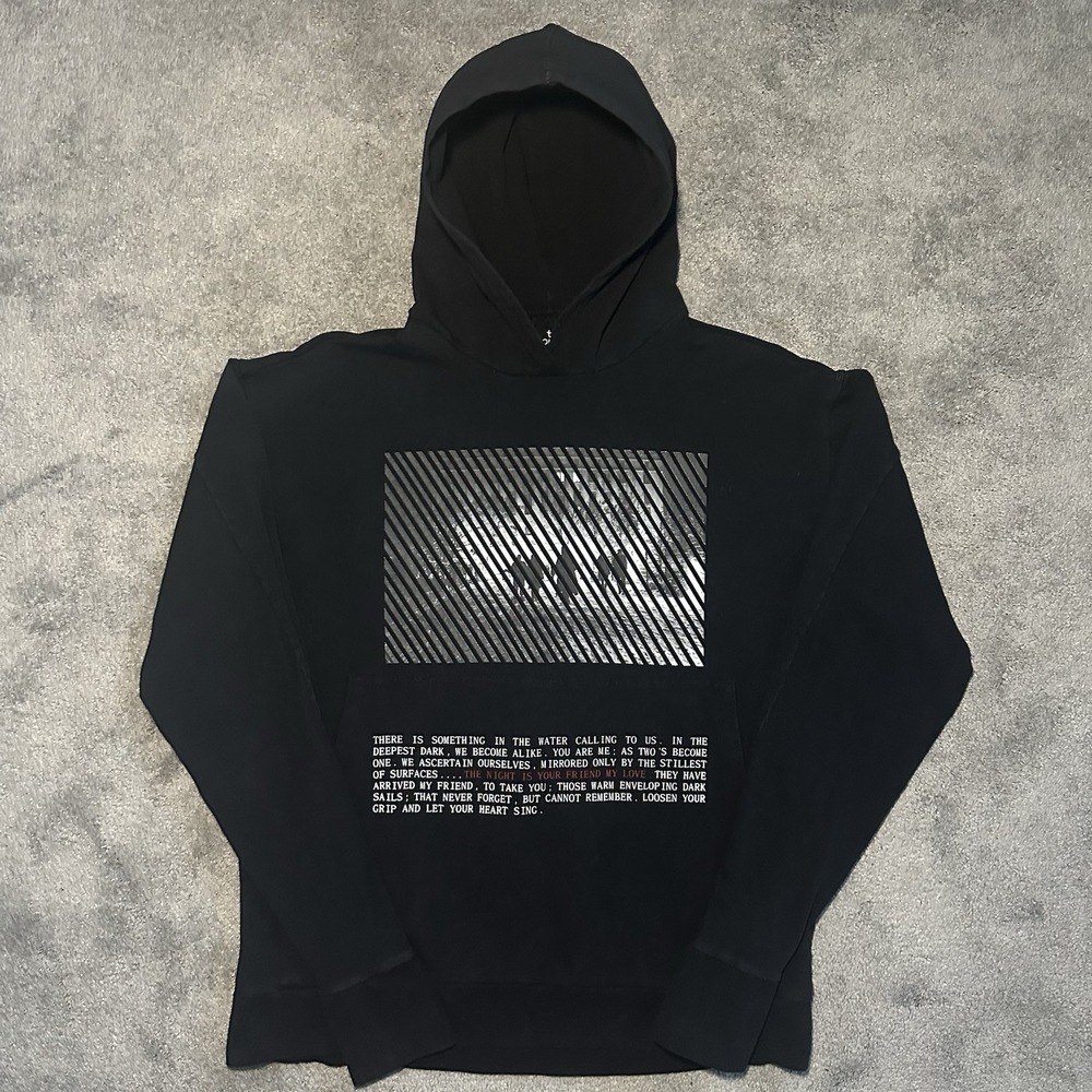 Thom Krom Hoodie Mens XL Black Avant-Garde German Streetwear Thumbholes